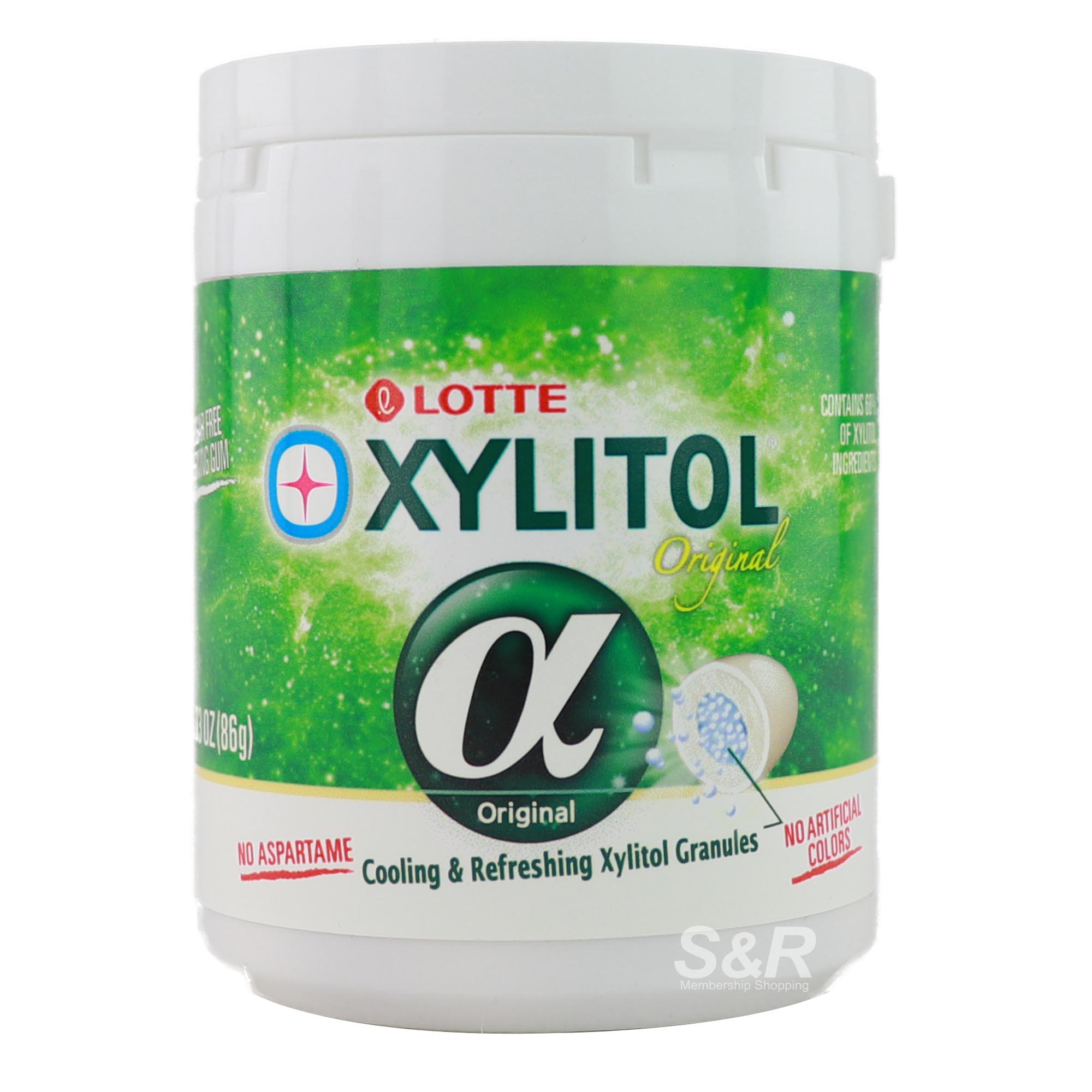 Lotte Xylitol Gum Original 86g Lotte Xylitol Gum Original 86g